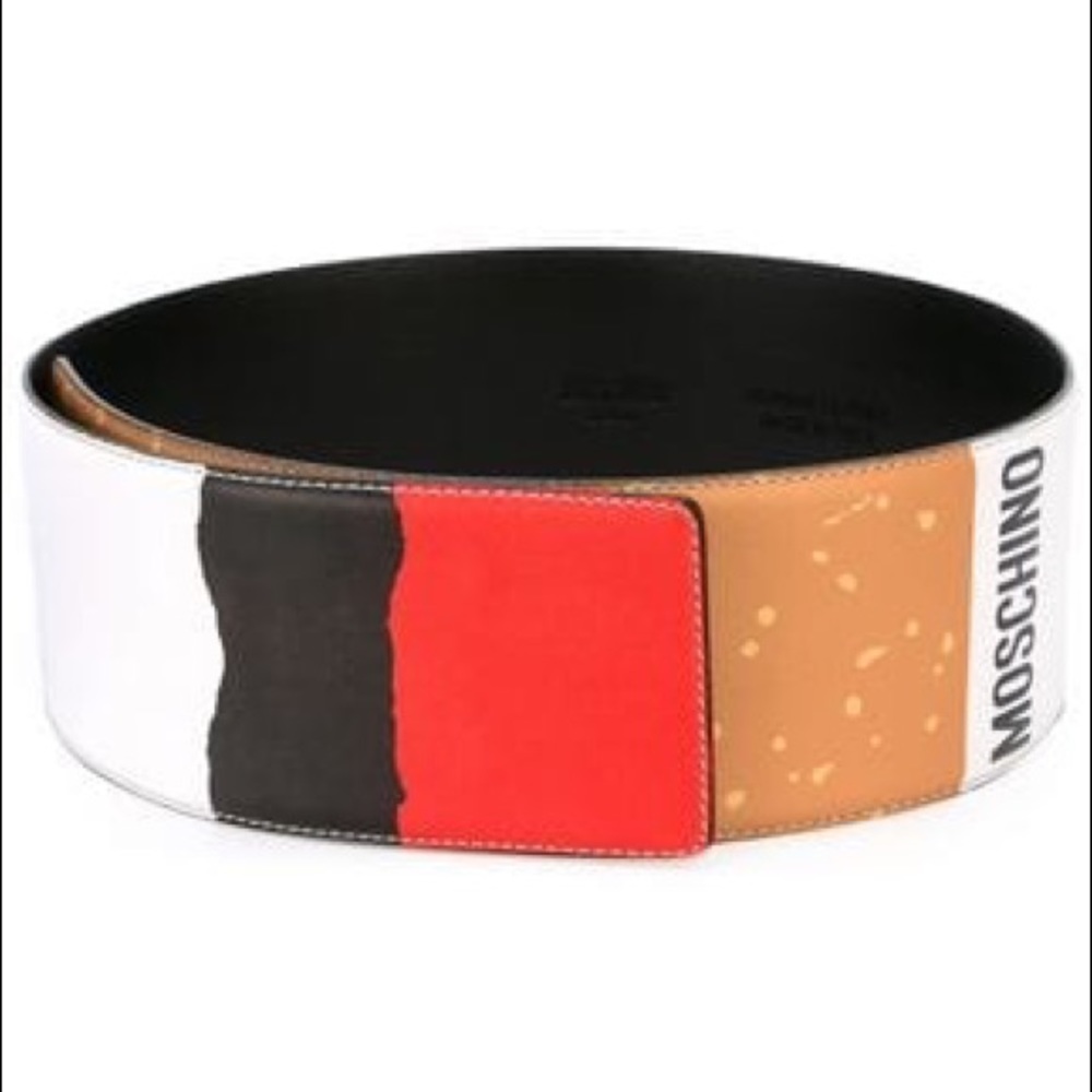 Moschino, “ITS LIT” waist belt